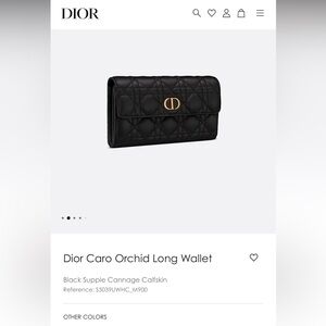 🩷SOLD🩷PK only Dior Caro wallet